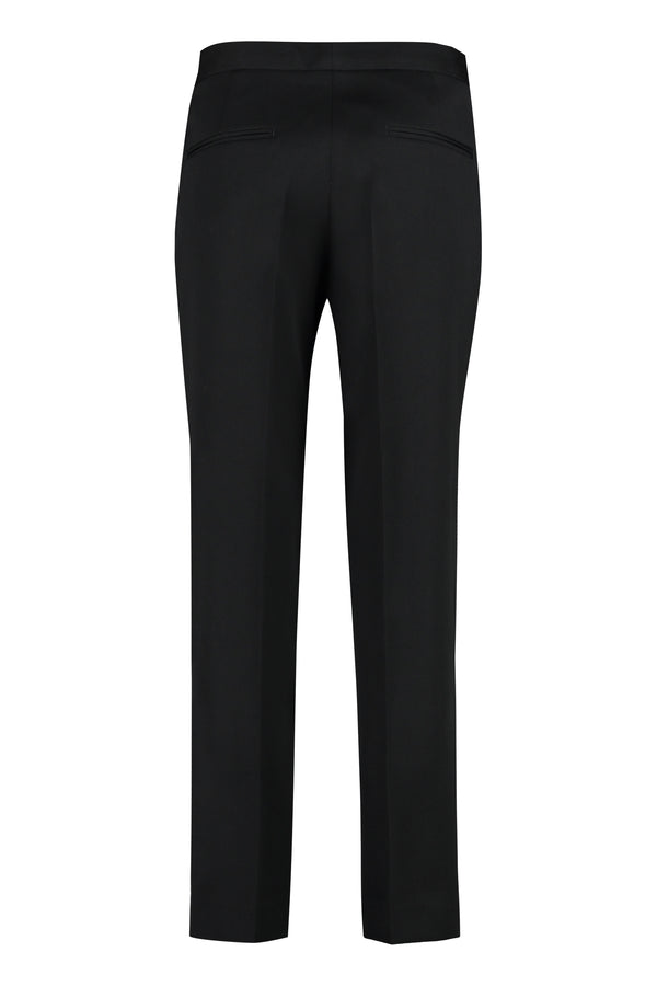 Wool cropped trousers-1